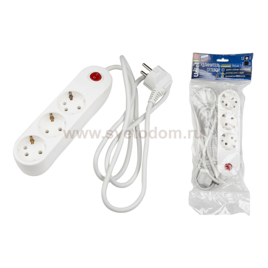 Удлинитель Uniel S-GCE3-1,5B