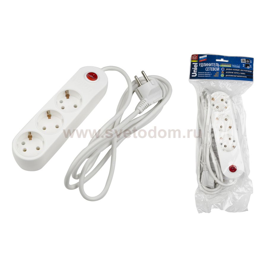 Удлинитель Uniel S-GCE3-2B