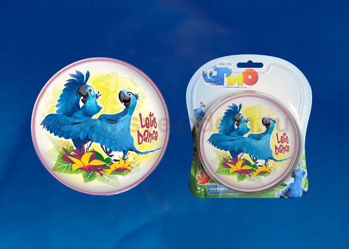 Cветильник-ночник круглый Uniel DTL-371 RIO1-11 YELLOW