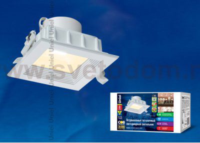 Светильник светодиодный Uniel ULT-D02B-8W/WW WHITE