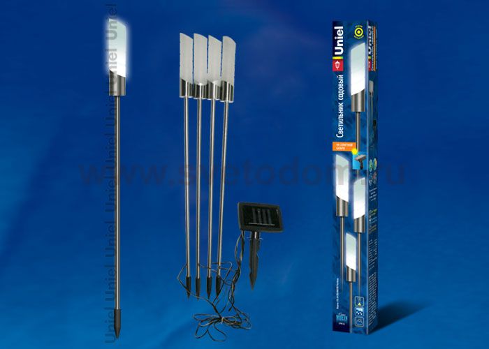 Садовый светильник на солнечной батарее Uniel USL-M-026/MM590 Flambeau