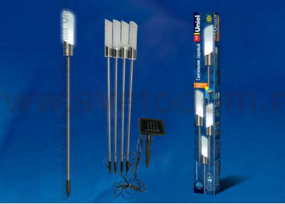 Садовый светильник на солнечной батарее Uniel USL-M-026/MM590 Flambeau