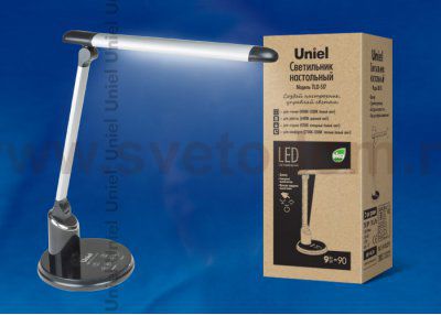 Лампа настольная Uniel TLD-517 Silver-Black/LED/900Lm/2700-6400K/Dimmer