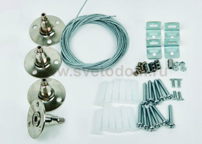 Крепления Uniel UFL-H01 SILVER 100 POLYBAG