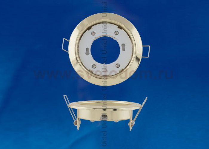 Светильник накладной Uniel GX53/H4 GOLD 10 PROM