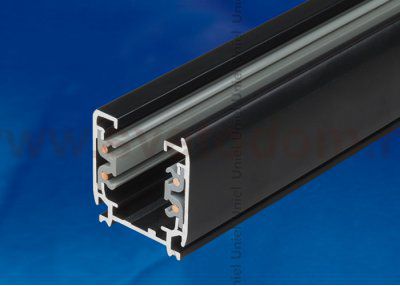 Шинопровод осветительный Uniel UBX-AS4 BLACK 100 POLYBAG