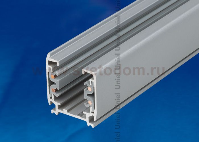 Шинопровод осветительный Uniel UBX-AS4 SILVER 300 POLYBAG