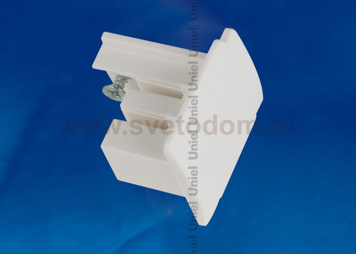 Заглушка торцевая Uniel UFB-C41 WHITE 1 POLYBAG