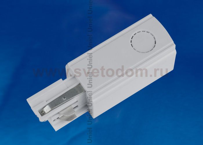 Ввод питания для шинопровода Uniel UBX-A02 SILVER 1 POLYBAG