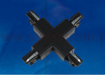 Соединитель для шинопроводов Uniel UBX-A41 BLACK 1 POLYBAG