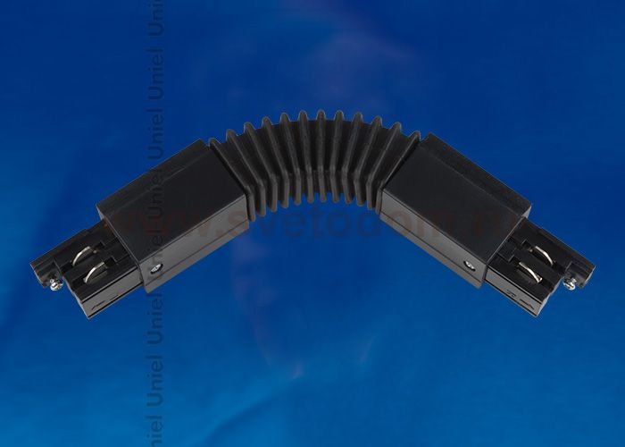 Соединитель для шинопроводов Uniel UBX-A24 BLACK 1 POLYBAG