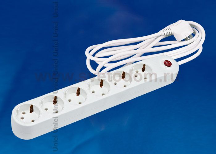 Фильтр сетевой Uniel S-GSP6-3C