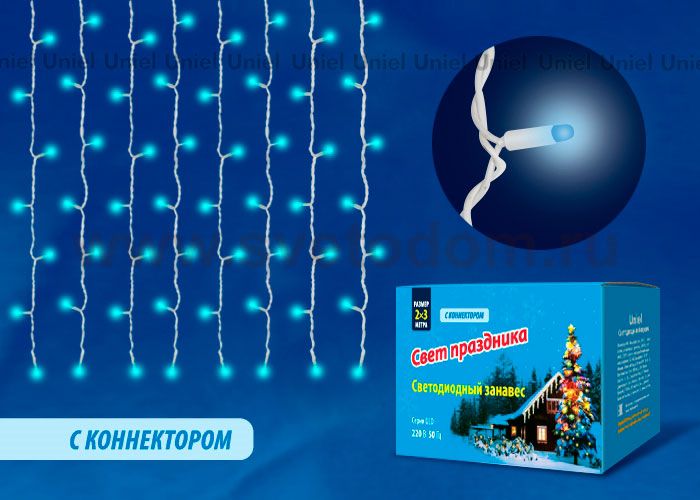 Гирлянда уличная UNIEL ULD-C1515-160/DWK WHITE IP67