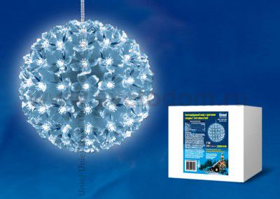 Гирлянда шар UNIEL ULD-H1515-100/DTA WHITE IP20 SAKURA BALL