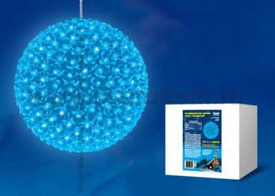 Гирлянда шар UNIEL ULD-H2727-300/DTA LIGHT BLUE IP20 SAKURA BALL