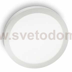 Ideal Lux UNIVERSAL AP1 18W ROUND BIANCO Настенный светильник