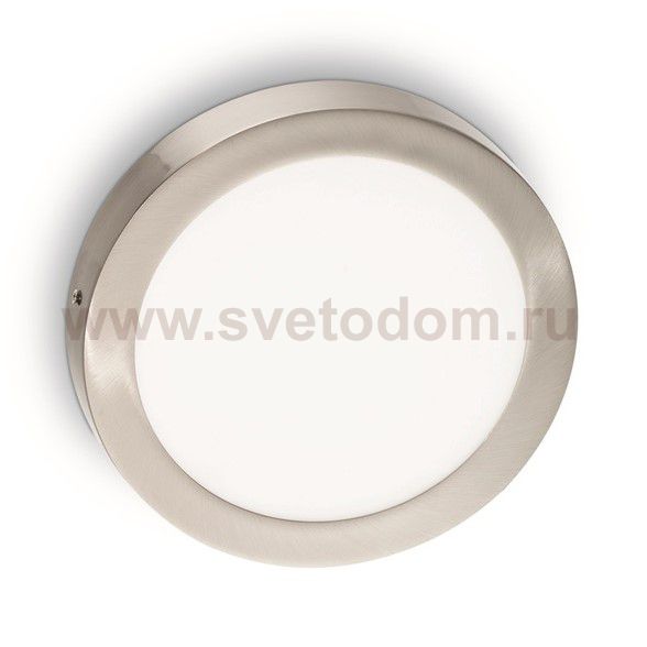 Ideal Lux UNIVERSAL AP1 18W ROUND NICKEL Настенный светильник