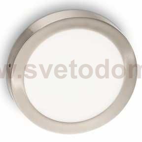Ideal Lux UNIVERSAL AP1 24W ROUND NICKEL Настенный светильник