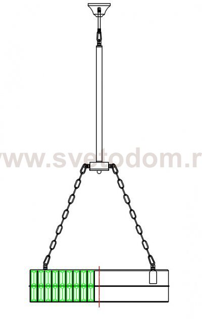 Люстра Labra MAK interior UR375S Хром, стекло