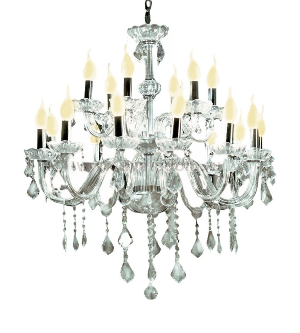 Люстра Avensis Clear Glass MAK interior UR870-12+6 Хром, стекло