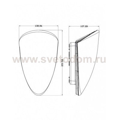 Светильник сенсорный Siyanie 10W V-232-ON/OFF-CRYSTAL Estares