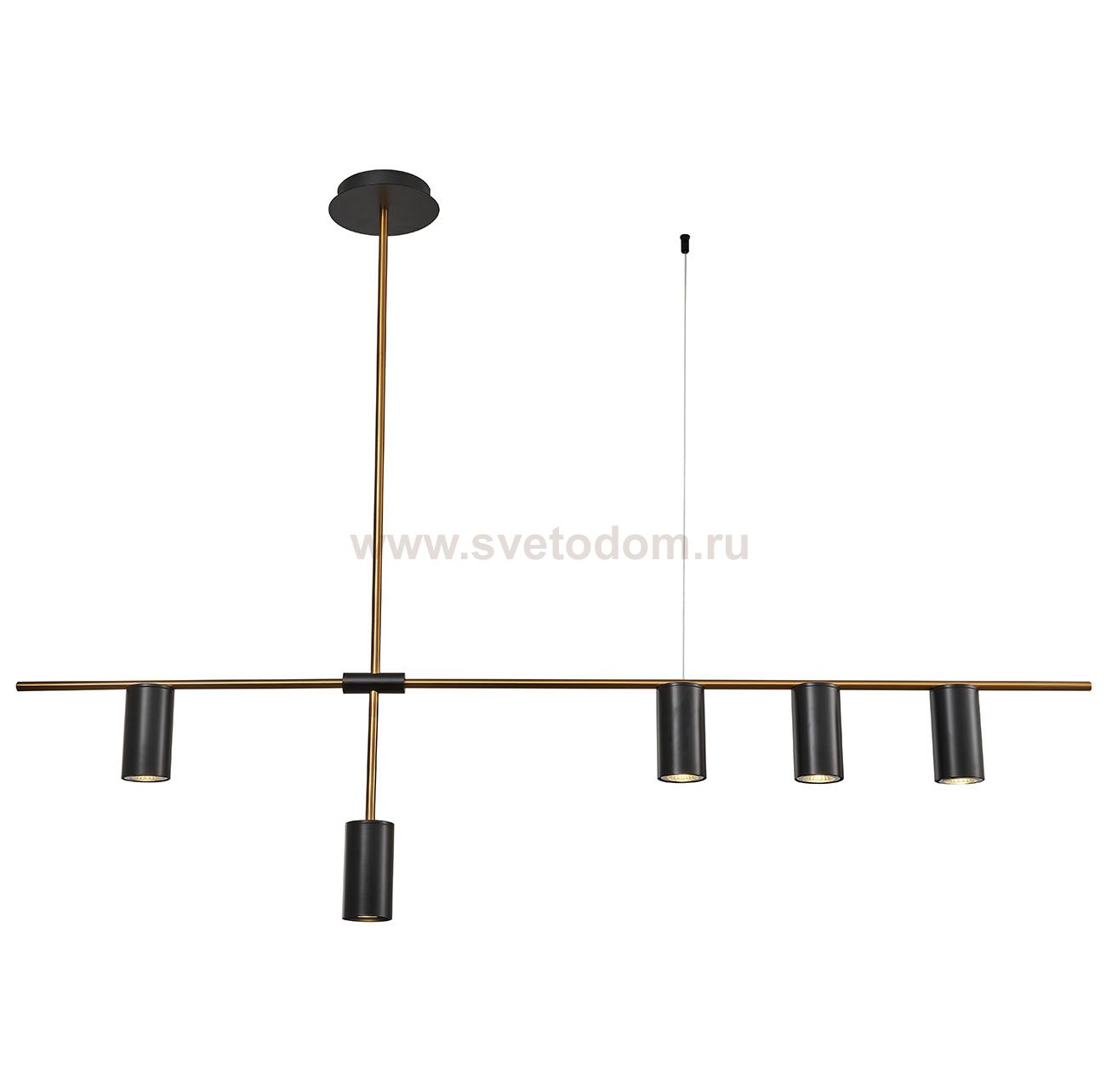 Светильник на штанге Indigo 11030/5R Brass ACCENTO