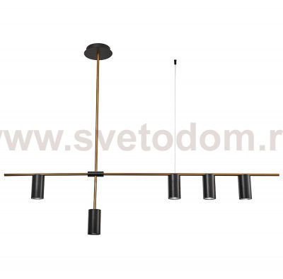 Светильник на штанге Indigo 11030/5R Brass ACCENTO