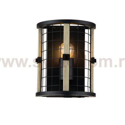 Настенный светильник Indigo 10014/1W Black CASTELLO