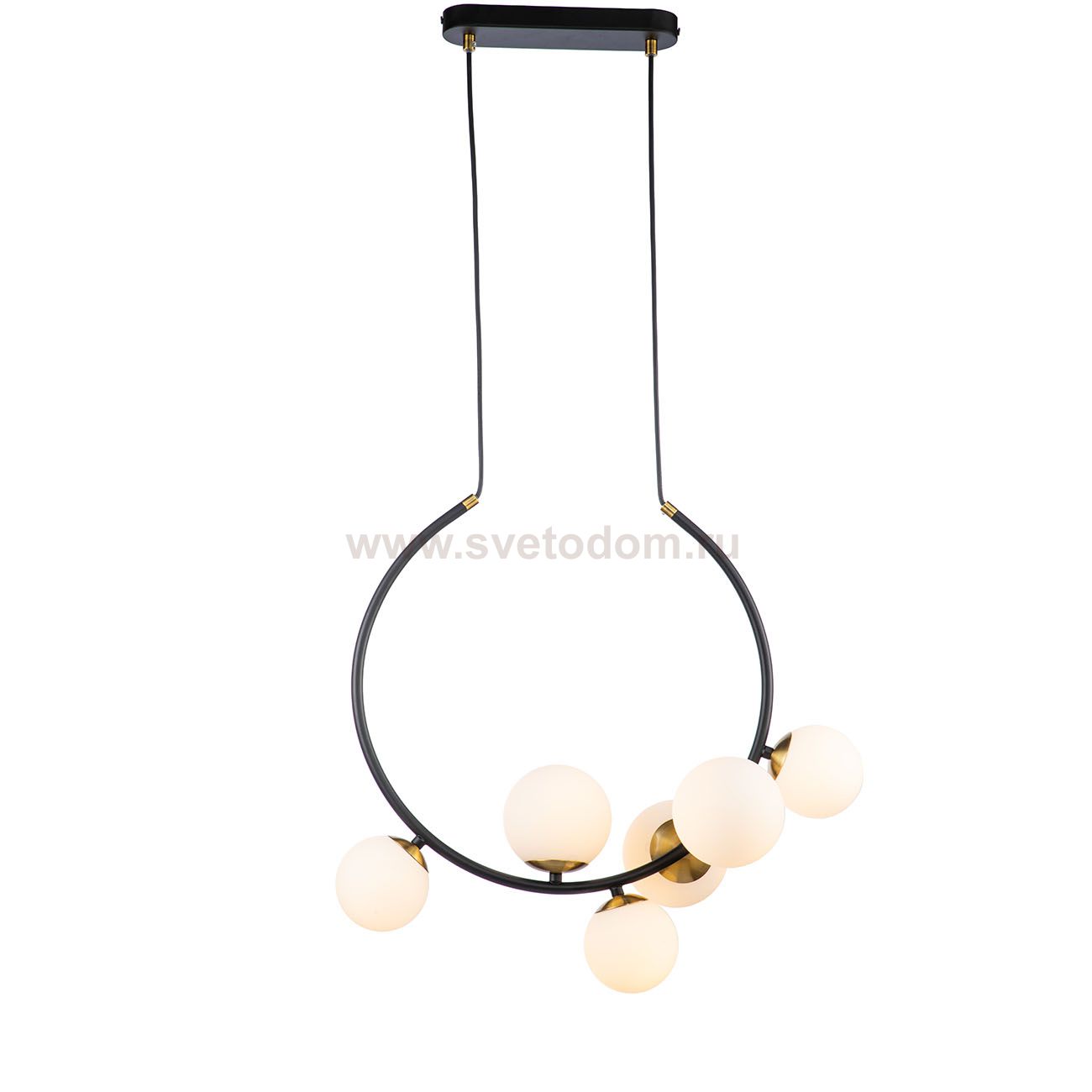 Подвесной светильник Indigo 11002/6P Black NUVOLE