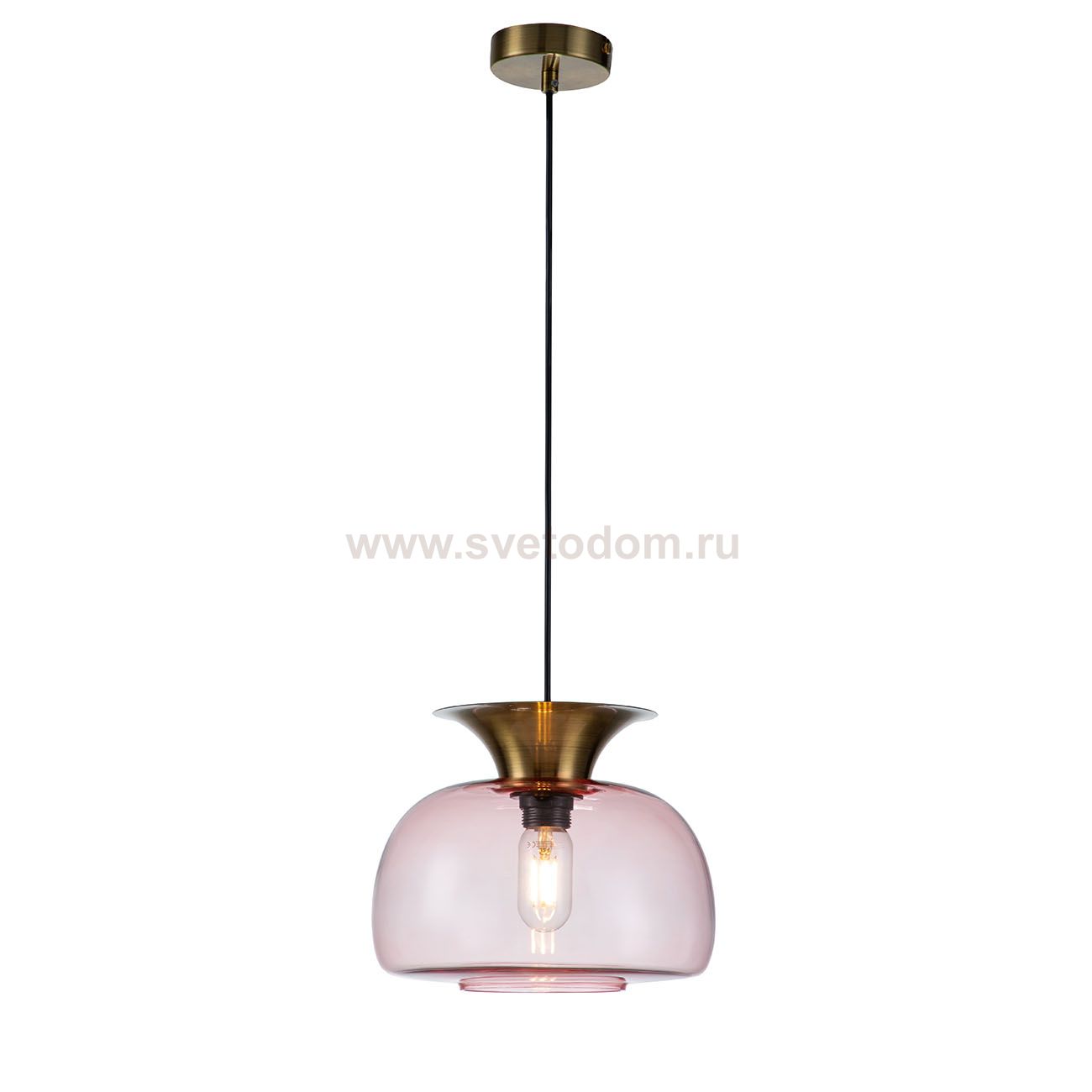 Подвесной светильник Indigo 11004/1P Pink MELA