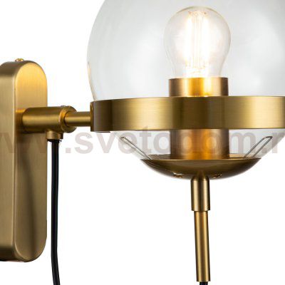 Настенный светильник Indigo 13005/1W Bronze FACCETTA