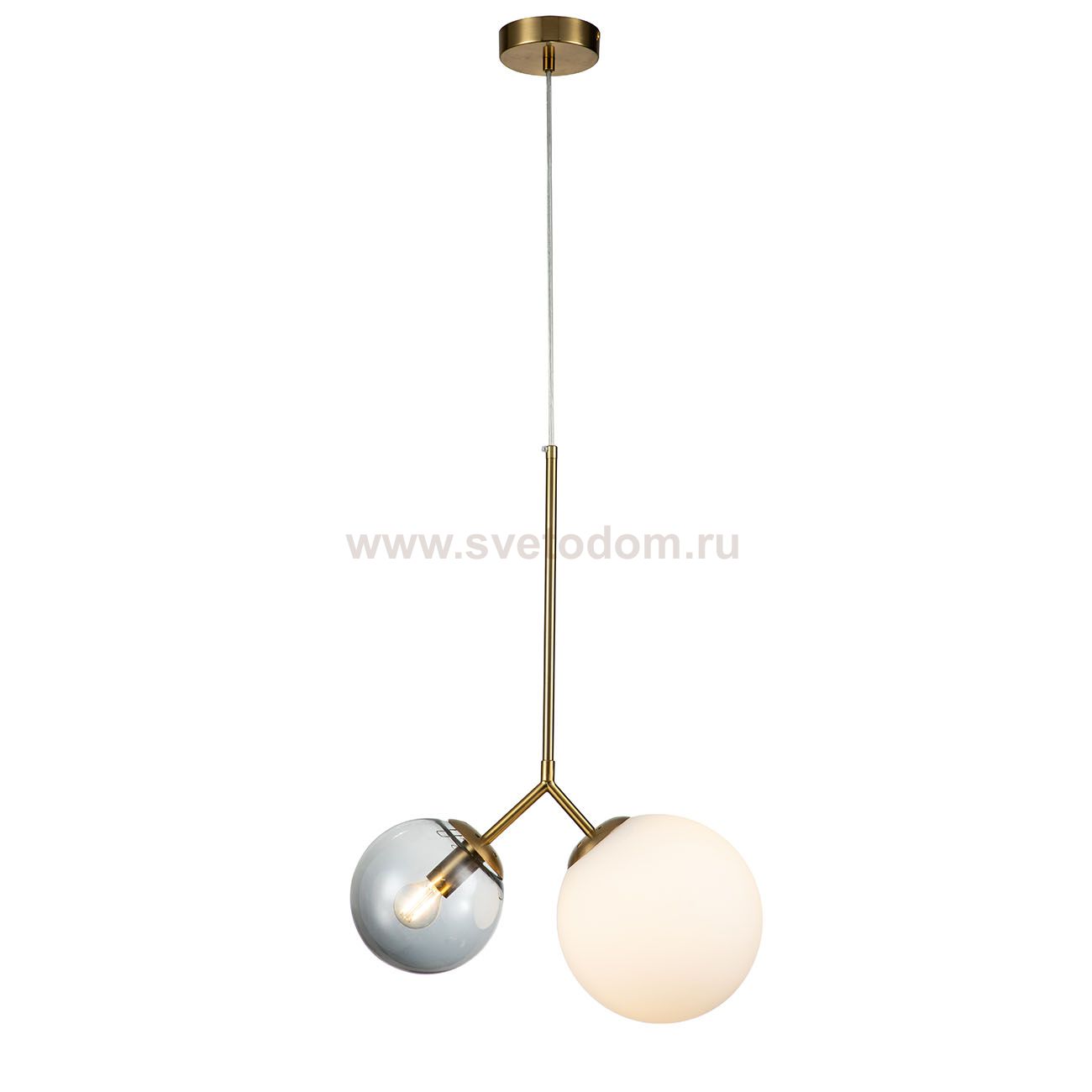 Подвесной светильник Indigo 11023/2P Bronze DUETTO