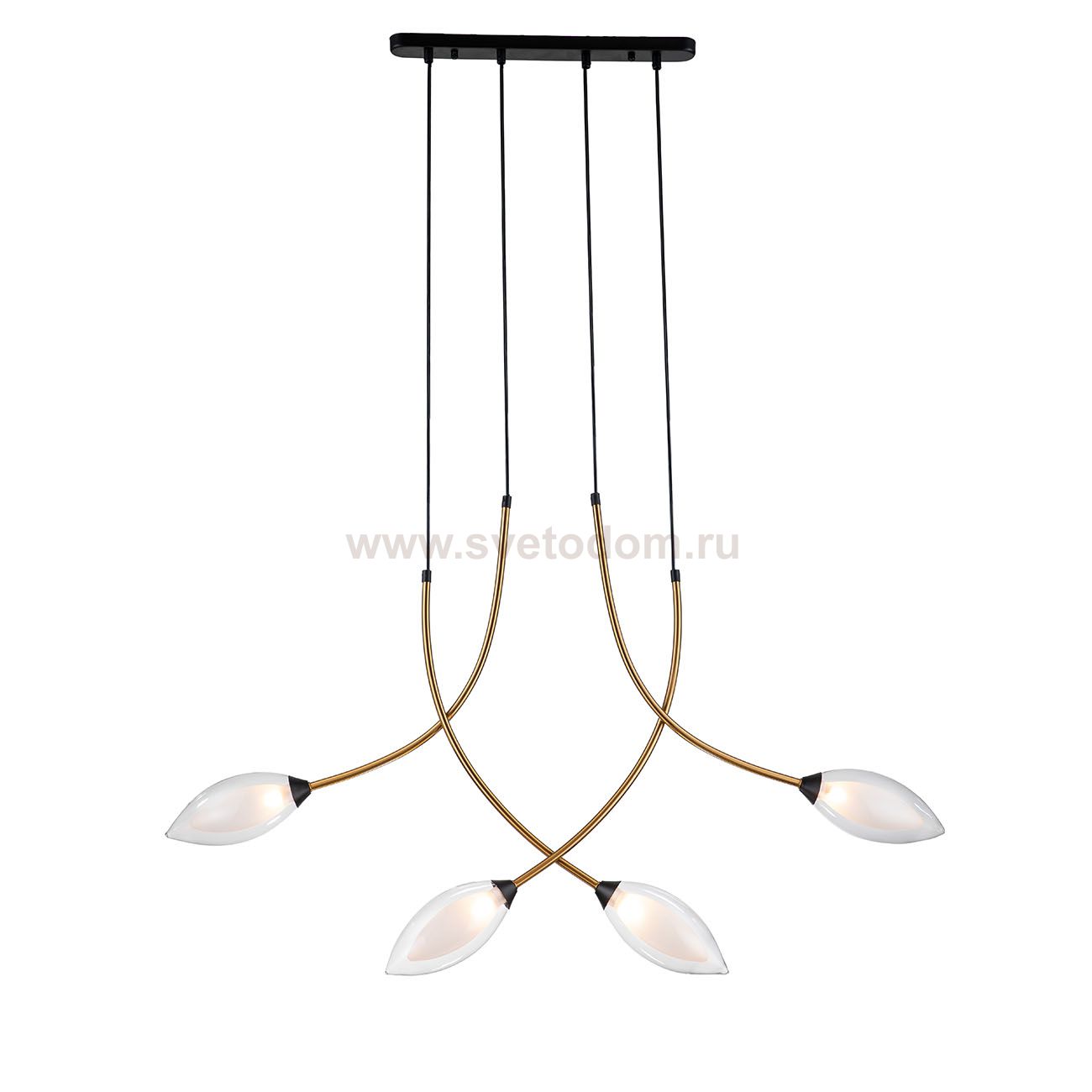 Подвесной светильник Indigo 13001/4P Black FIORE