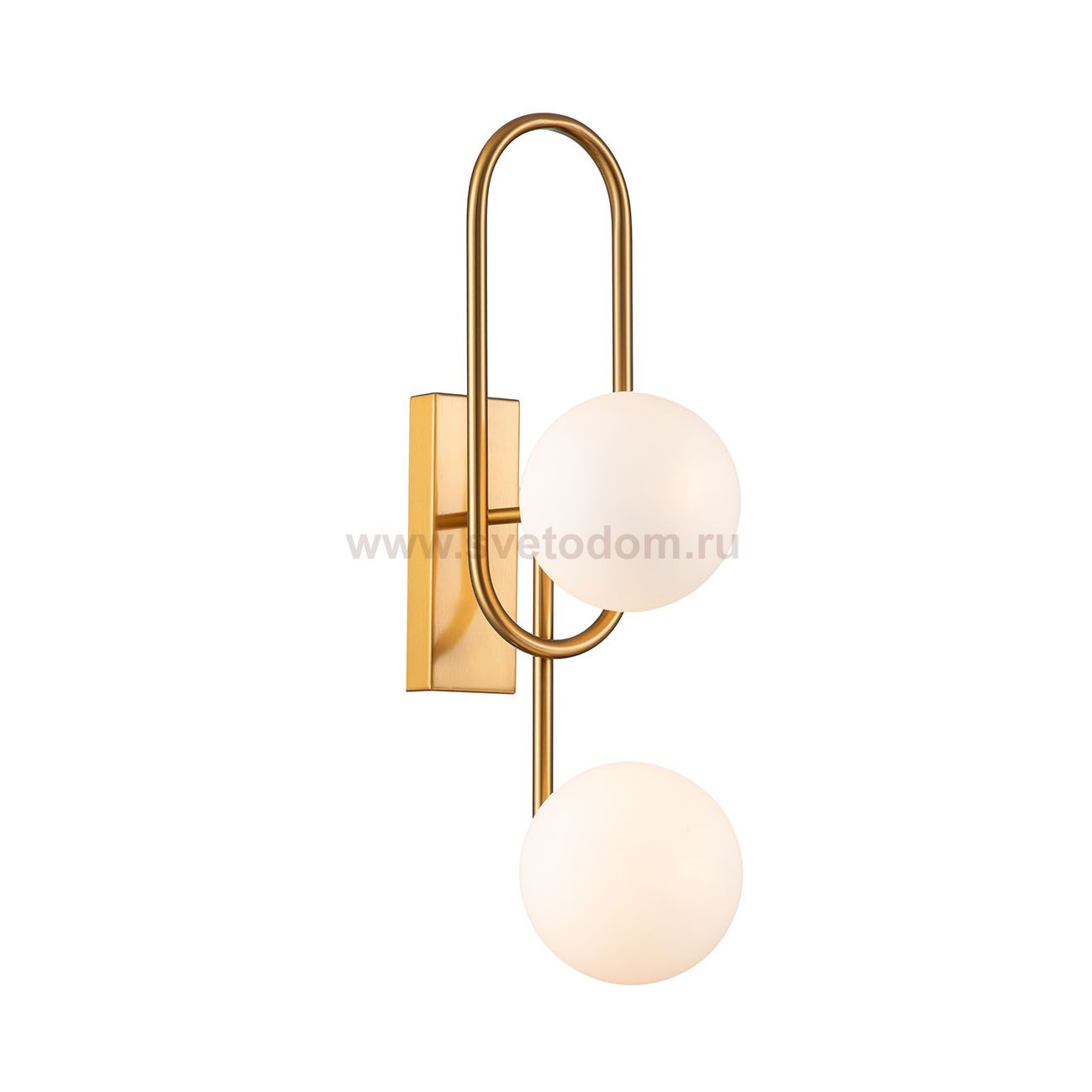 Настенный светильник Indigo 11015/2W Brass OPACO