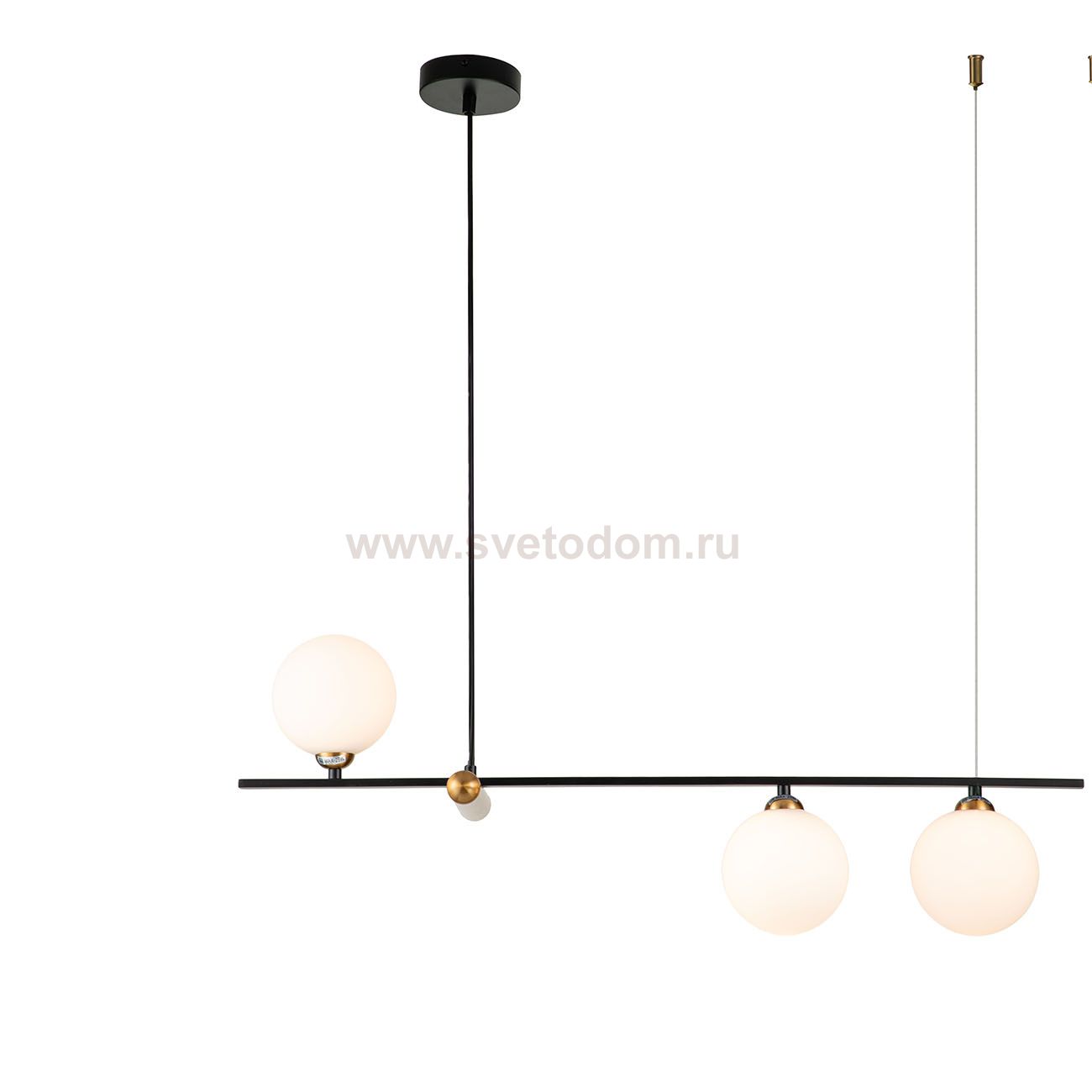 Подвесной светильник Indigo 11015/3P Black OPACO