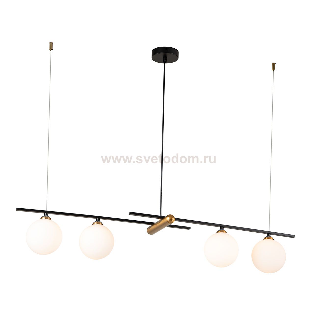 Подвесной светильник Indigo 11015/4P Black OPACO