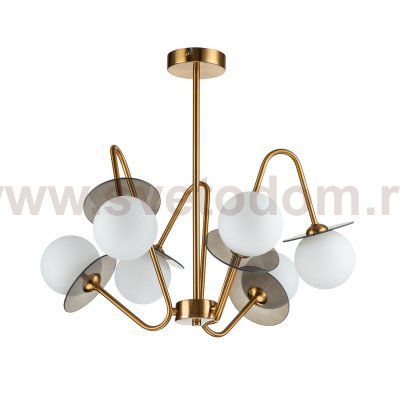 Светильник на штанге Indigo 11020/6R Brass JAZZ