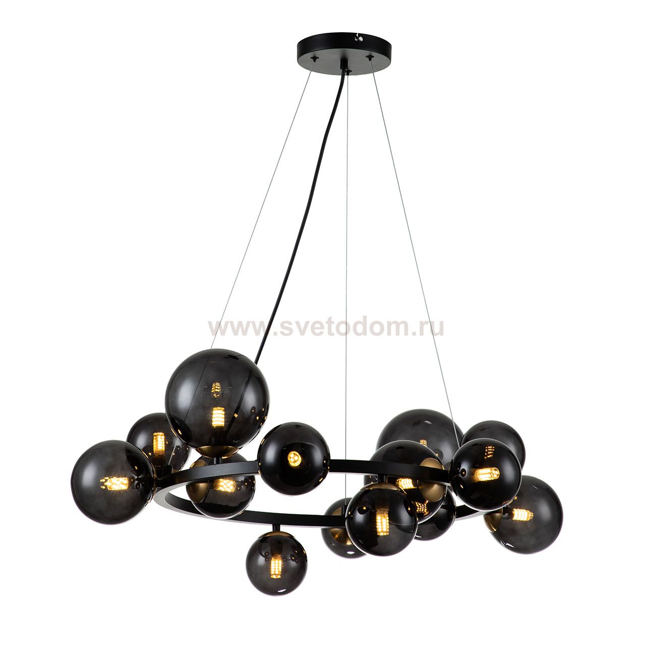 Подвесной светильник Indigo 11018/14P Black MOLECOLA