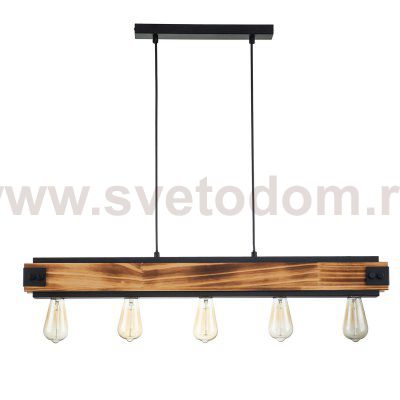 Подвесной светильник Indigo 10018/5P Black ALBERO