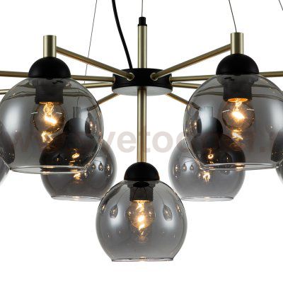 Подвесной светильник Indigo 11029/9P Black GRAPPOLI