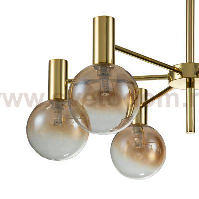 Светильник на штанге Indigo 13015/6R Gold COLLANA