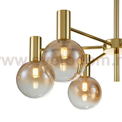 Светильник на штанге Indigo 13015/6R Gold COLLANA