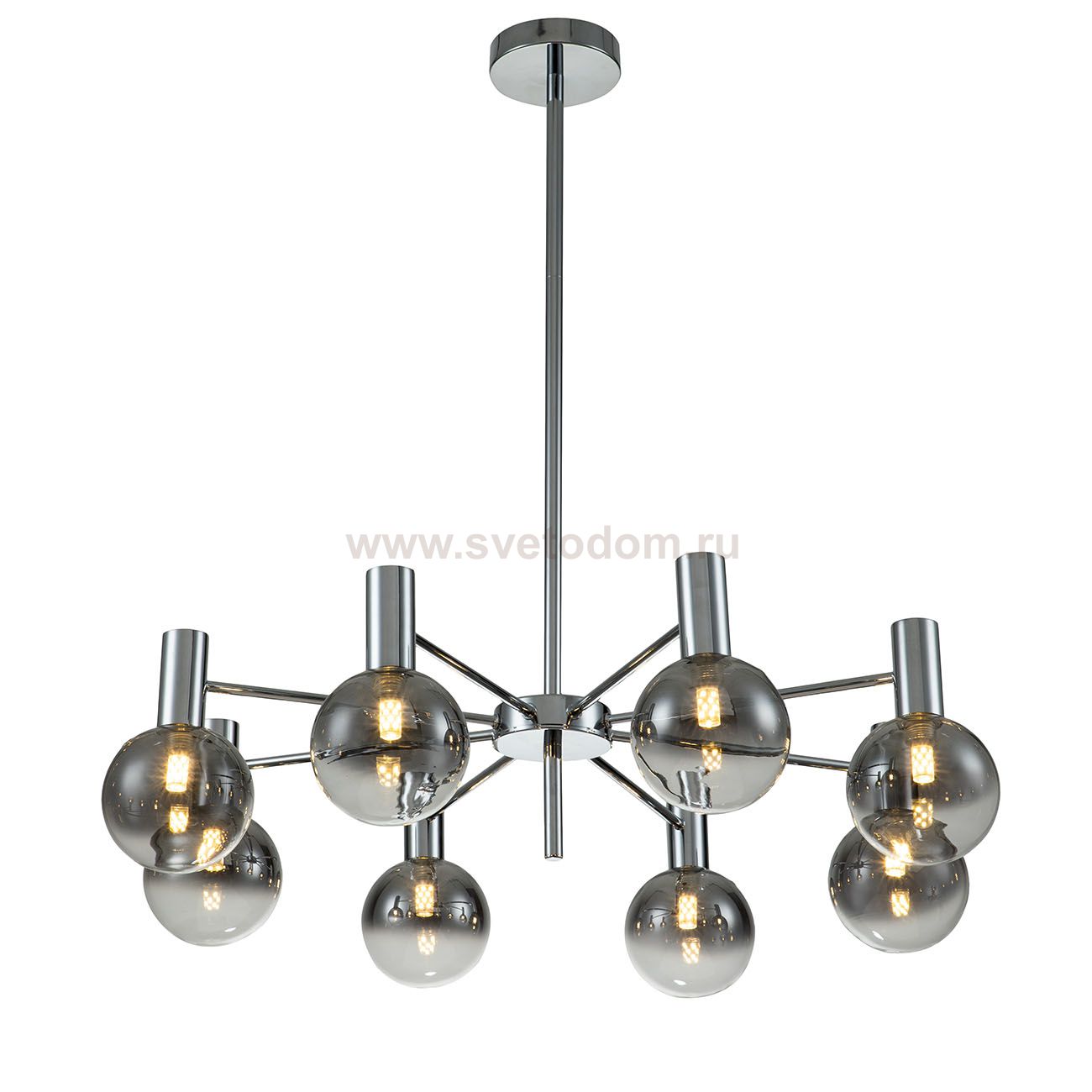 Светильник на штанге Indigo 13015/8R Chrome COLLANA