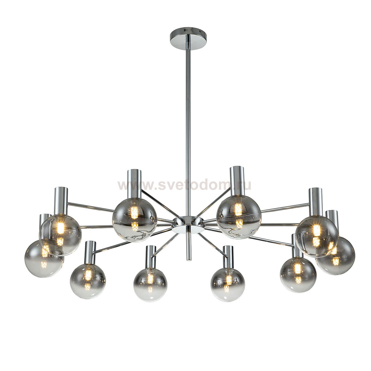 Светильник на штанге Indigo 13015/10R Chrome COLLANA