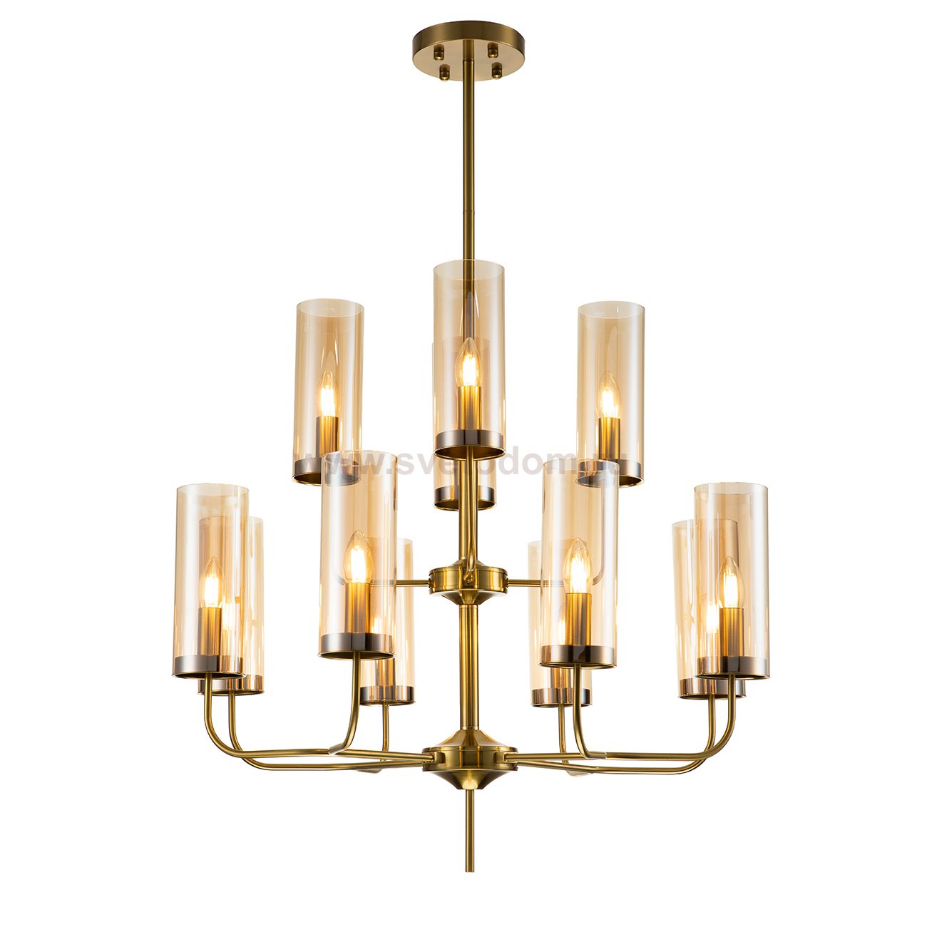 Светильник на штанге Indigo 13014/12R Brass BALLETTO