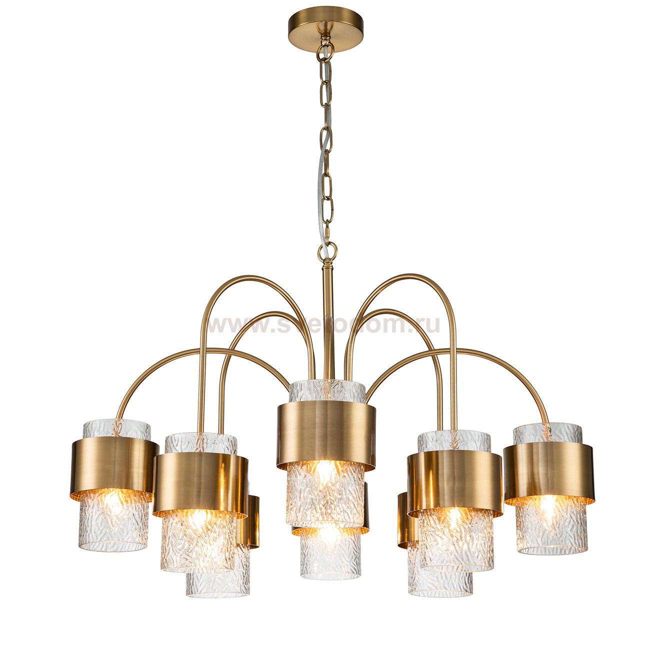 Подвесной светильник Indigo 12019/A/8P Brass ELEGANZA