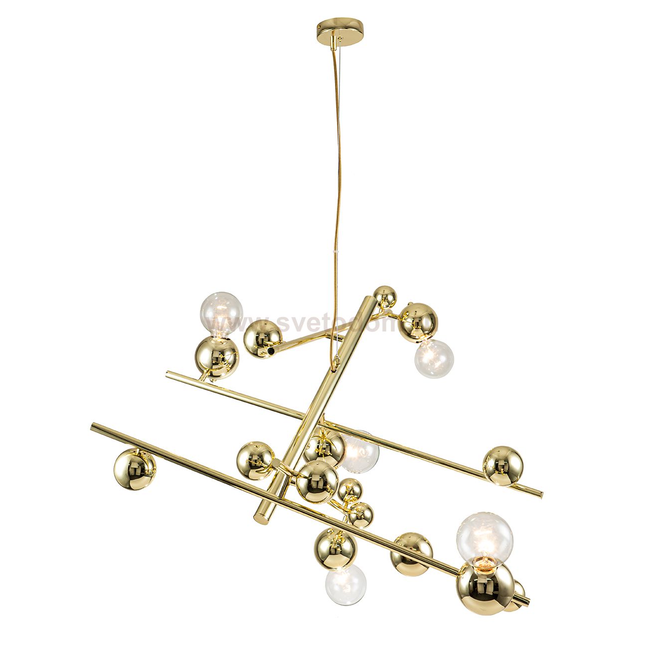 Подвесной светильник Indigo 11033/5P Gold SALDO