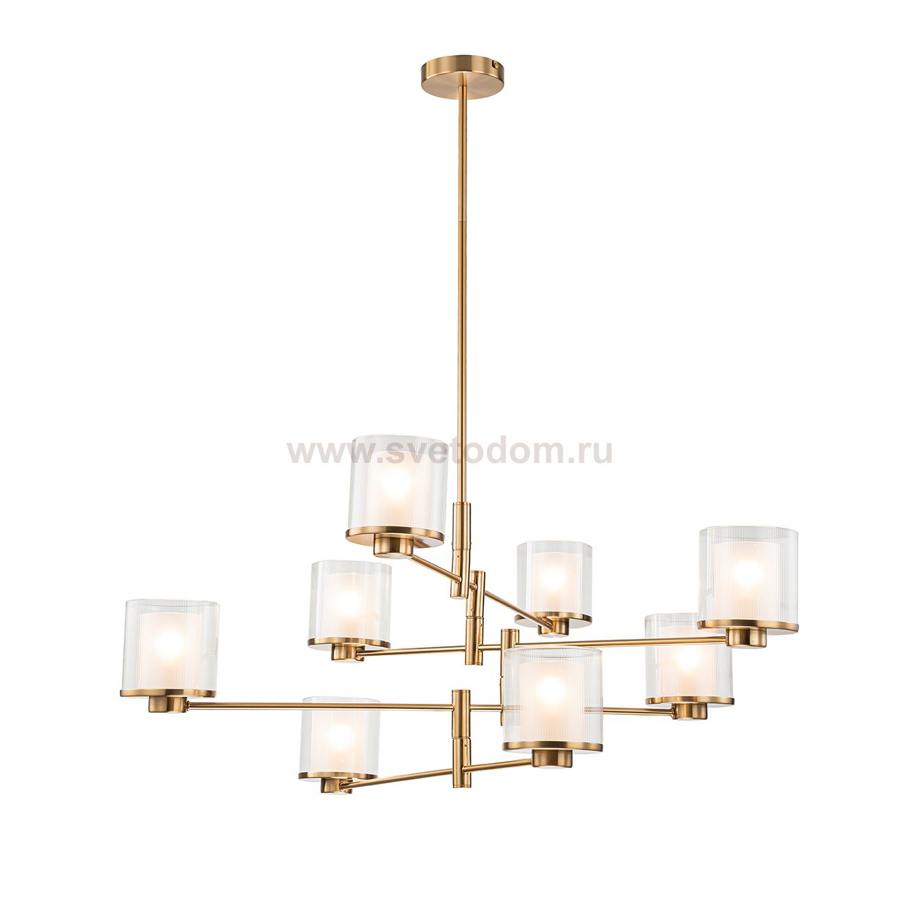 Светильник на штанге Indigo 13023/8R Brass BILANCIA