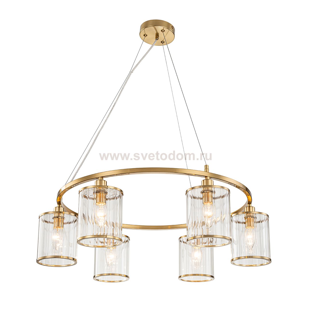 Подвесной светильник Indigo 13022/6P Brass DANTE