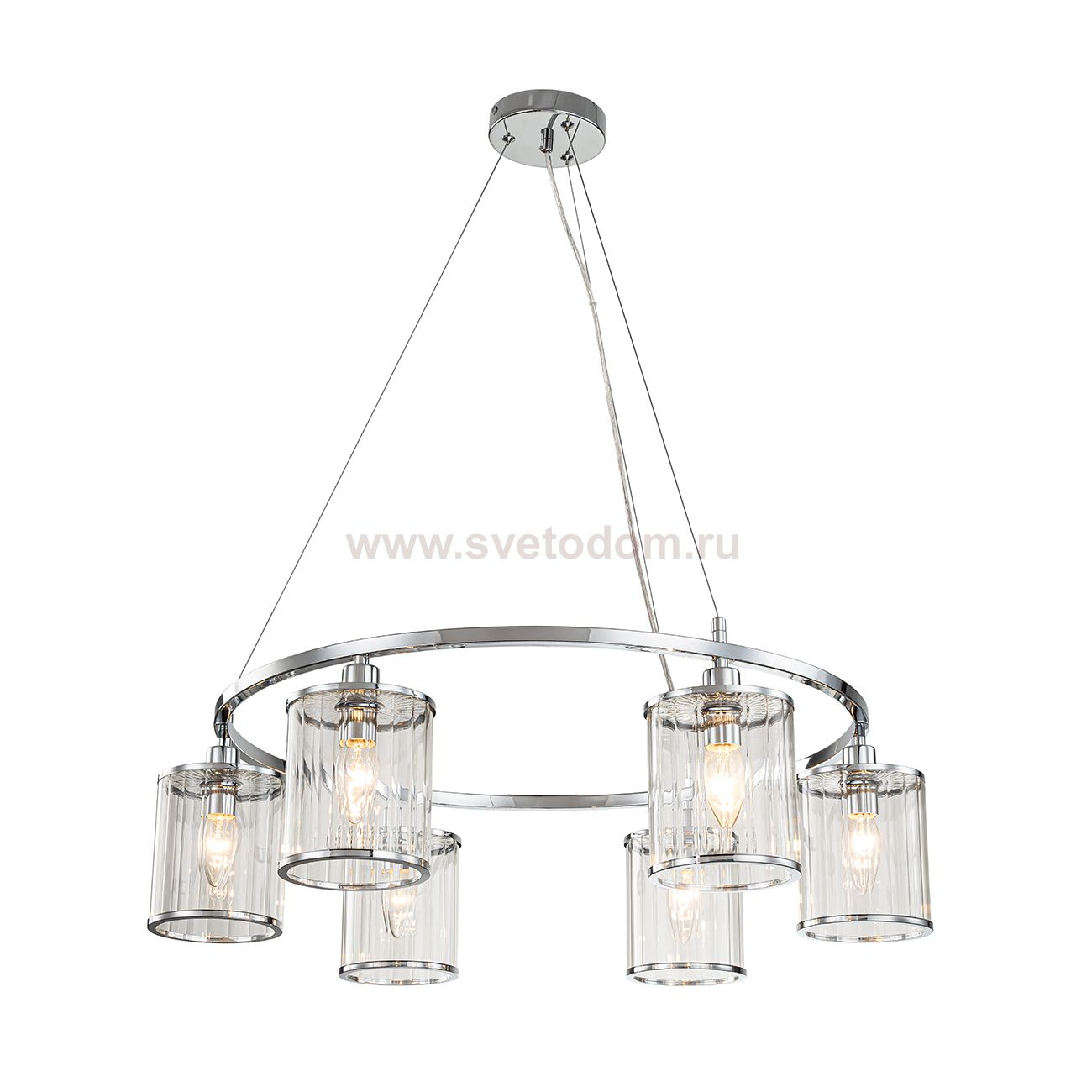 Подвесной светильник Indigo 13022/6P Chrome DANTE